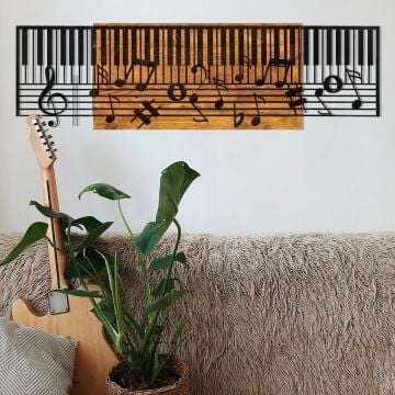 Wallity: Decoratief houten wandaccessoire | 100% metaal