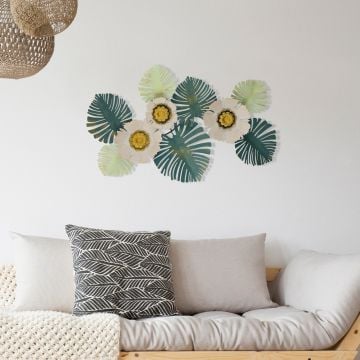 Metalen Wallity | Handgemaakt Multicolor Wandaccessoire