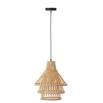 Hanglamp lagen bamboo naturel medium