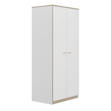 Kledingkast Tulle | 91 x 60 x 200 cm | Wit design