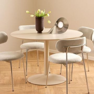 Ronde eettafel Ibiza - Ø110x74cm - beige