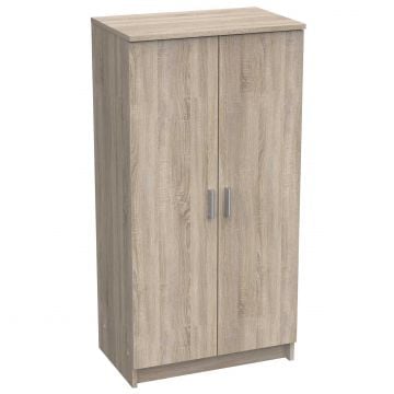 Schoenenkast Shelly-geborstelde eik