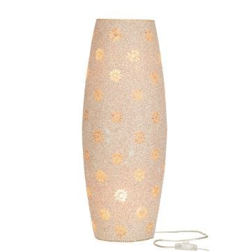 Lamp bram glas gespikkeld extra large