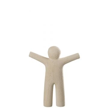 P'tit maurice ruw finish poly beige small