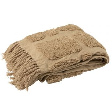 Plaid sidney polyester beige