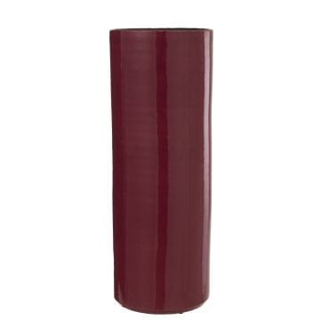 Vaas flek keramiek fuchsia large