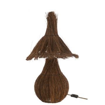 Tafellamp tropical bruin