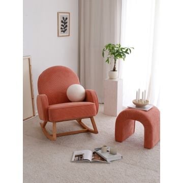 Schommelstoel Del Sofa | 78 x 75 x 91 cm | Koraalkleur
