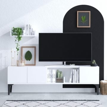 Tv-meubel Emerald | 100% Melamine Gecoat | Wit
