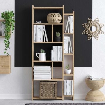 Eiken boekenplank smaragd | 100% melamine coating | 18 mm dik
