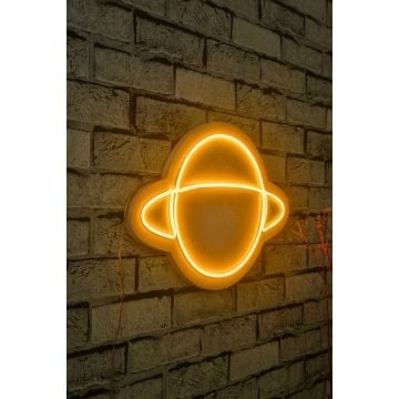Neonverlichting Saturnus - Wallity reeks - Geel