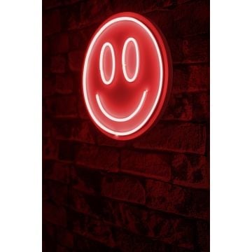 Neonverlichting smiley - Wallity reeks - Rood