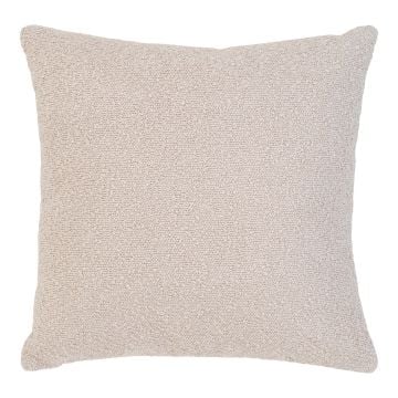 Bouclé Beige Kussen - 45x45 cm | 100% Polyester