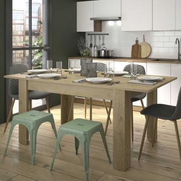 Eettafel Di María | 140 x 90 x 77 cm | Silva Oak-design