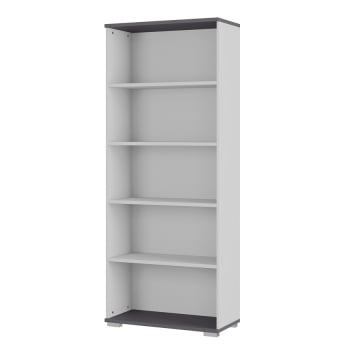 Boekenkast Presley 80cm - lichtgrijs