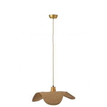 Hangende lamp moonj gras naturel small