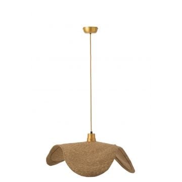 Hangende lamp moonj gras naturel medium