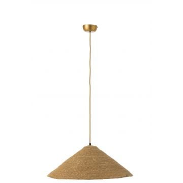 Hangende lamp hoed moonj gras naturel small