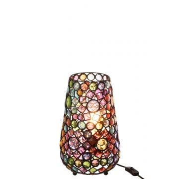 Tafellamp long ijzer/kunststof mix small