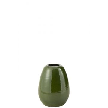 Vaas lola porselein groen small