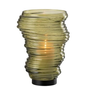 Vaas tornado glas groen large