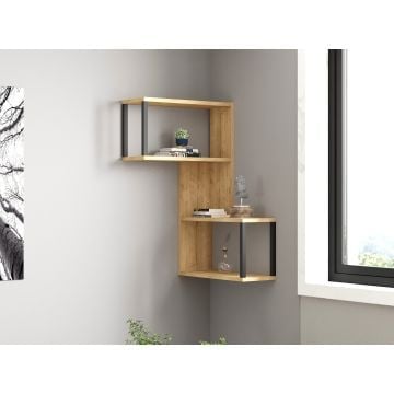 Woody Fashion Wandplank | Saffier Eik | 18mm Dikte