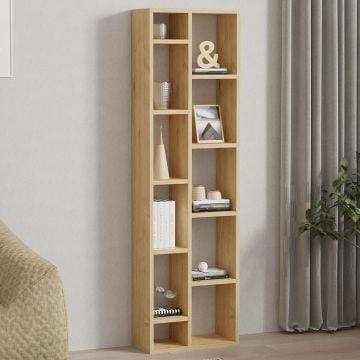 Moderne boekenplank met veel opbergruimte | Sapphire Oak
