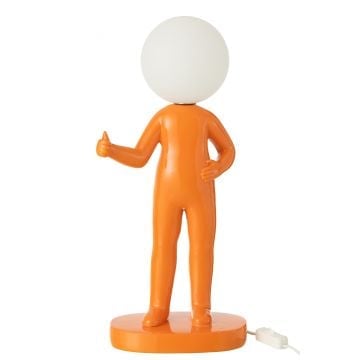 Tafellamp duim hars oranje