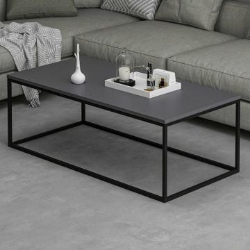 Stijlvolle Antraciet Salontafel | Woody Mode | 18mm Dikte