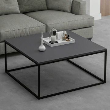 Moderne Antraciet Salontafel - Woody Fashion.