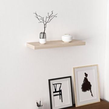 Stijlvolle Eiken Wandplank | Woody Fashion | 18mm Dikte | 60x3,6x23 cm