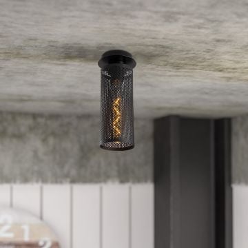Strakke en moderne kroonluchter | Statement-Making Decorverlichting | Metalen behuizing | Zwart