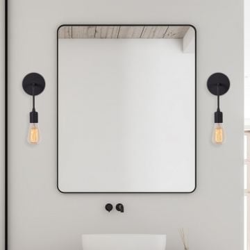 Moderne zwarte wandlamp | Strakke en stijlvolle decorverlichting