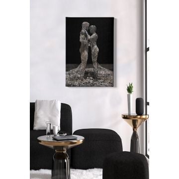 Bract Decoratief Canvas Schilderij | 50 x 70 cm | Veelkleurig
