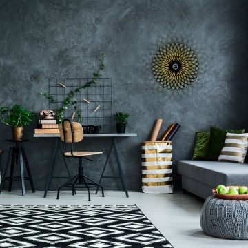 Nitid Wandlamp | 50x12x50cm | E27 Max 40W | Zwart