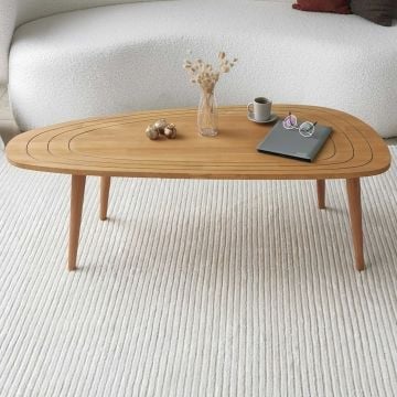 Teakhouten salontafel: Houten mode, frame van hoogwaardig dennenhout
