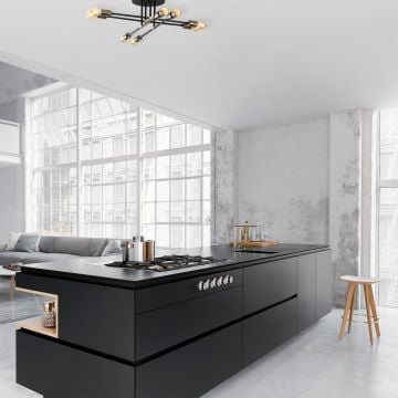 Tatum kroonluchter | 67x67cm | 8xE27 | IP20 | Zwart