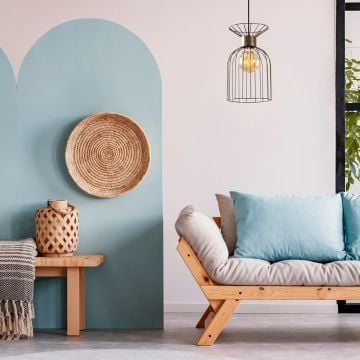 Tatum kroonluchter | metalen behuizing | vintage