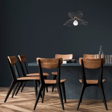 Tatum kroonluchter | Vintage | 50x50 cm | Verstelbaar