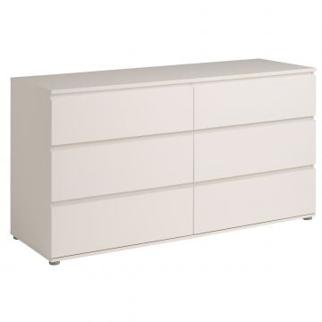 Commode Nux 6 laden - wit