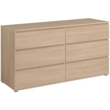 Commode Nux 6 laden - eik