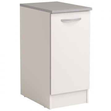 Onderkast Spoon 40 cm met deur - wit