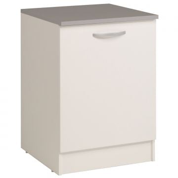 Onderkast Eko 60 cm met deur - wit