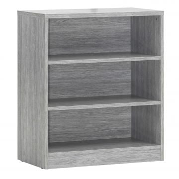 Boekenkast Spacio 72cm met 2 legplanken - grijze eik