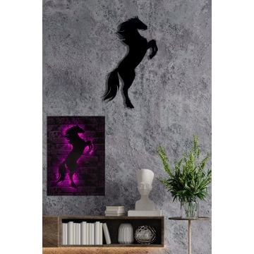 Ledverlichting Firewood LED-verlichting | Zwarte basis | 60 LED's/m | 375cm snoer | Roze