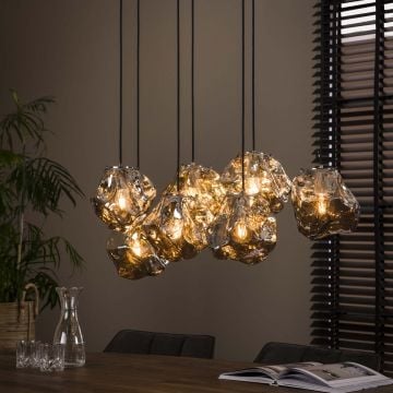 Hanglamp Tanner 7 lichtbronnen - grijs