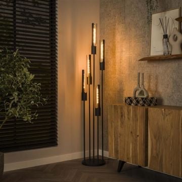 Staande lamp Tauriel 176 cm-Artic zwart