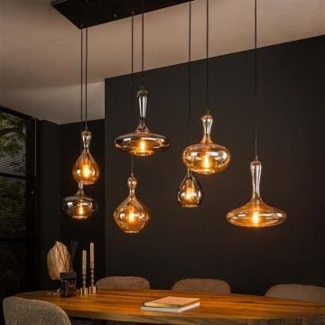 Hanglamp Pitcher 145 cm-goud/zwart