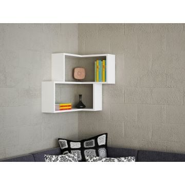 Furny Home | 18mm Melamine Wandplank | Wit