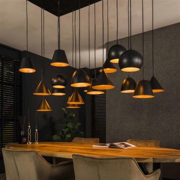 Hanglamp Xerxes 18 lampkappen-Artic black